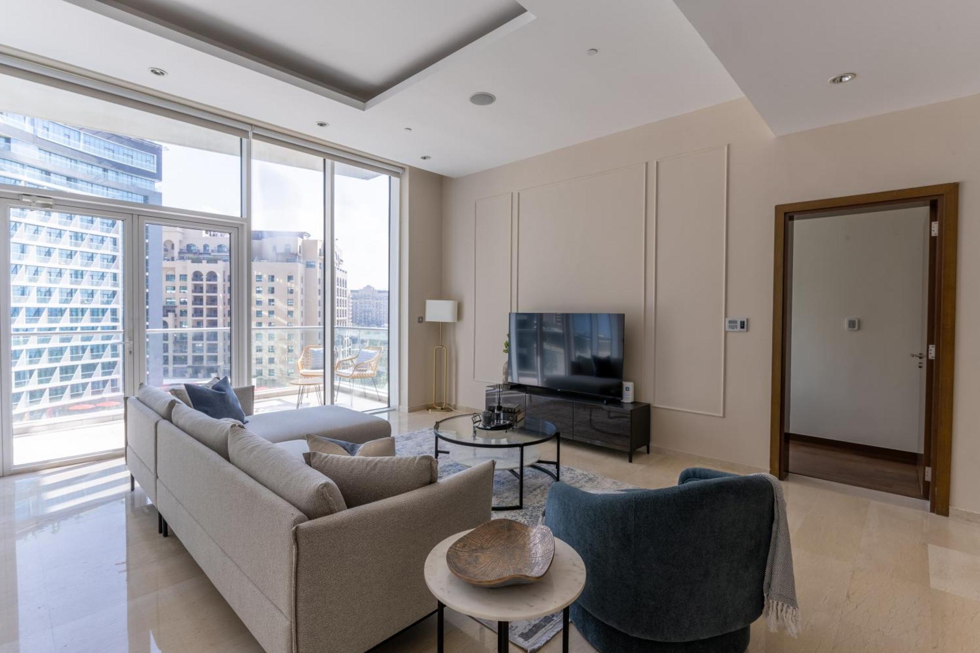 Oceana Residences - Palm Jumeirah - 3br - Sea View - Access Apartment