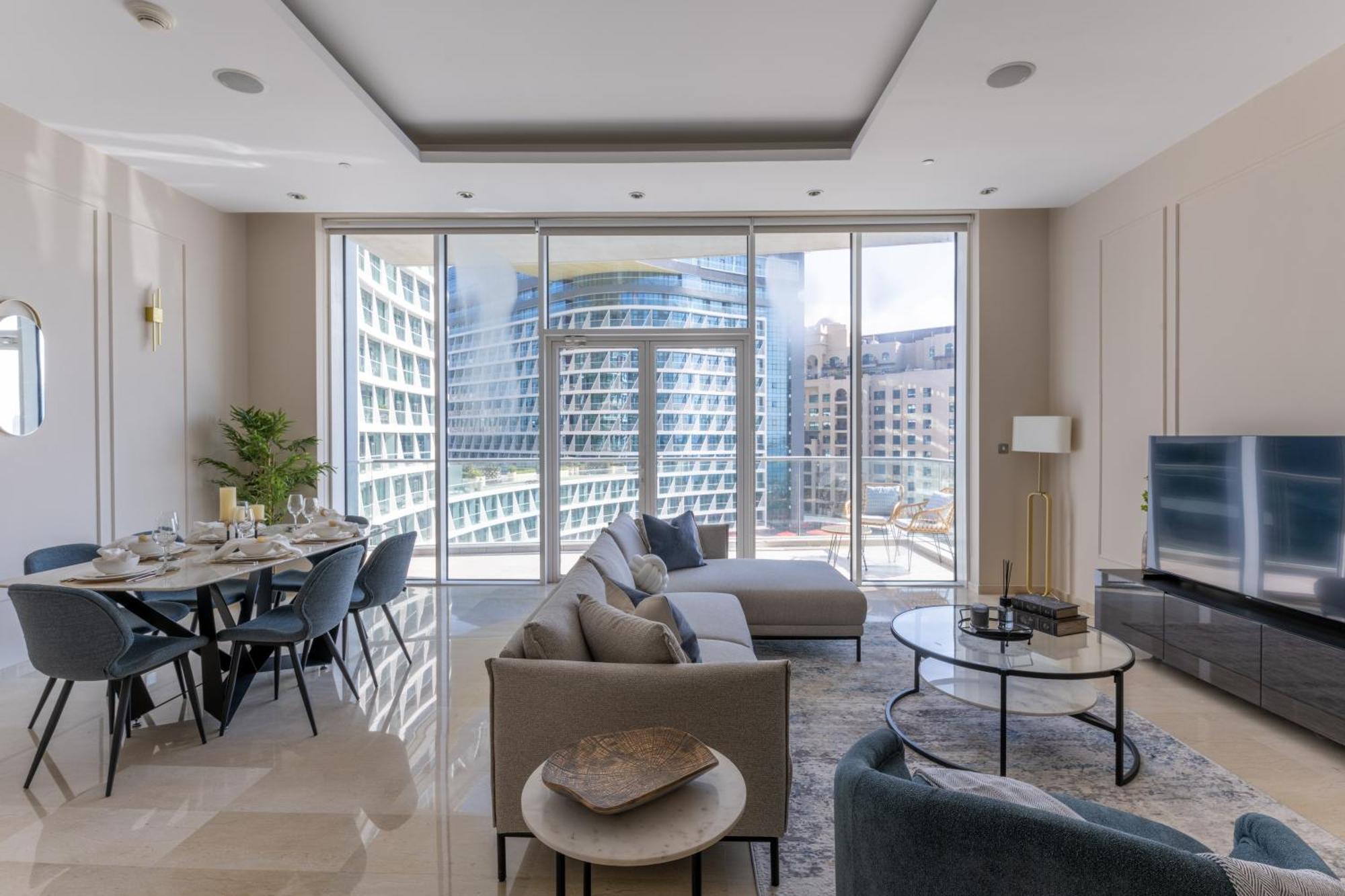 Apartment Oceana Residences - Palm Jumeirah - 3br - Sea View - Access Dubai